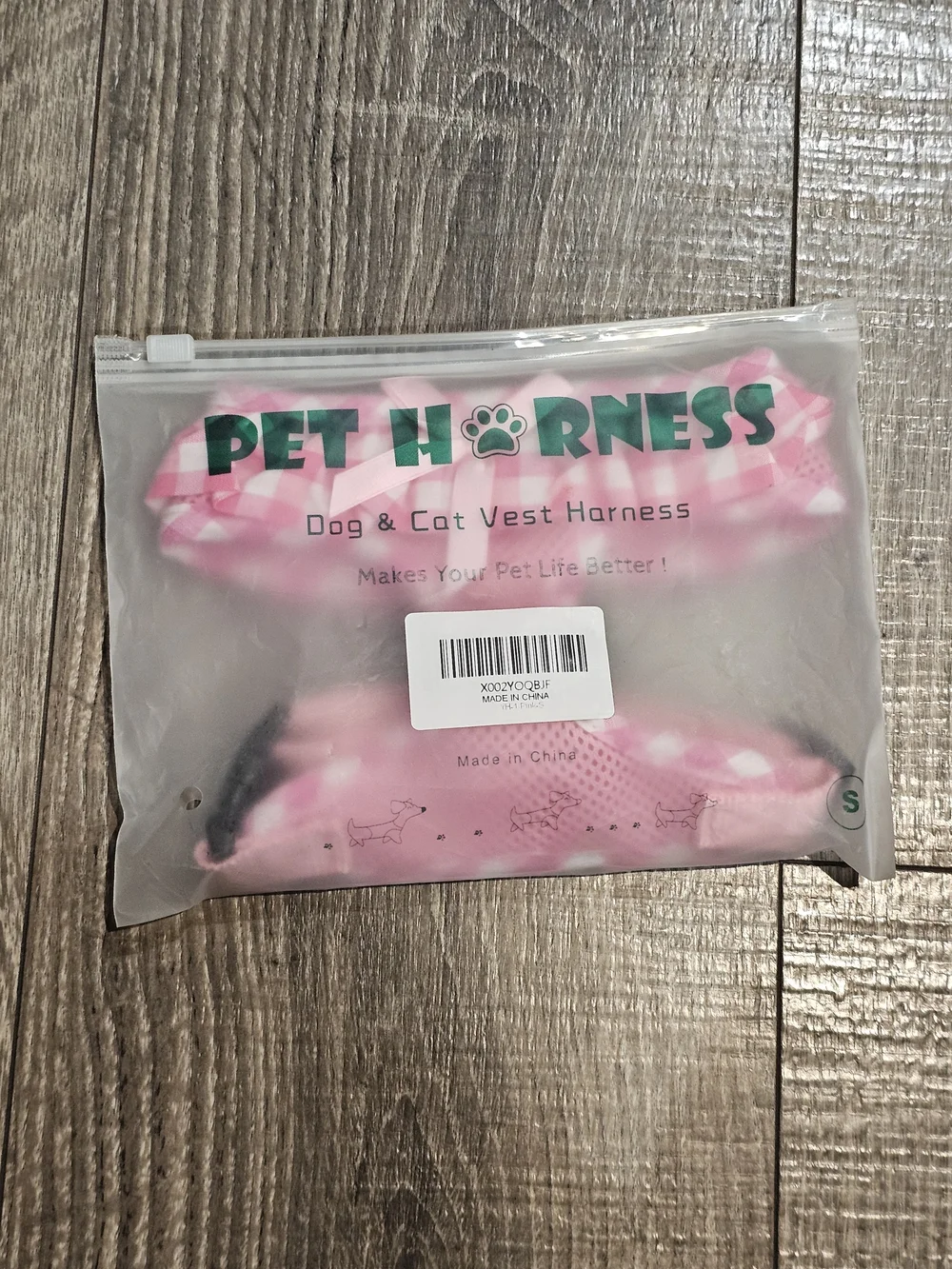 NEW Pet Vest Harness Size Small - Pink for Dog & Cat